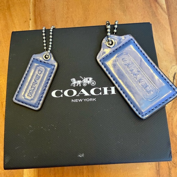 Coach RARE VINTAGE Leather Hangtag Set - Picture 6 of 8